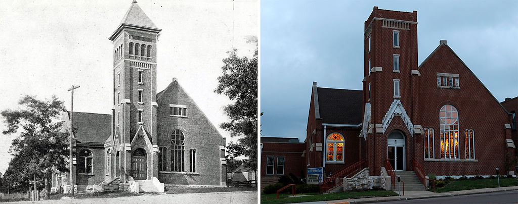 Second Missionary Baptist Church, 1917 and 2019